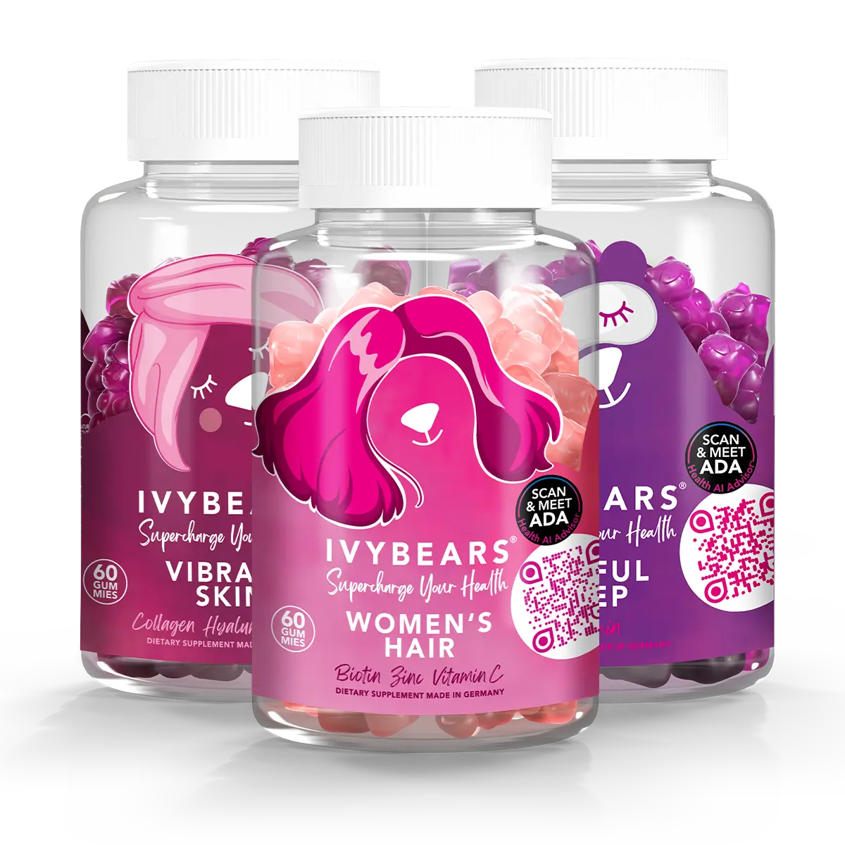 Women’s Hair Vitamins, Vibrant Skin & Restful Sleep